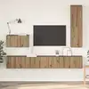 Image de vidaXL Meuble TV mural 4 pcs Chêne artisanal Bois d'ingénierie