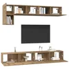 Image de vidaXL Ensemble meuble TV 5 pc Chêne artisanal Bois d'ingénierie