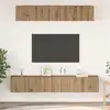 Image de vidaXL Ensemble meuble TV 5 pc Chêne artisanal Bois d'ingénierie