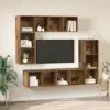 Image de vidaXL Ensemble meuble TV 4 pcs Bois ancien Bois d'ingénierie