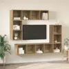 Image de vidaXL Ensemble meuble TV 4 pcs Chêne artisanal Bois d'ingénierie