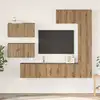 Image de vidaXL Ensemble meuble TV 6 pcs Chêne artisanal Bois d'ingénierie