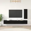 Image de vidaXL Ensemble meuble TV 4 pcs Chêne noir Bois d'ingénierie