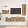 Image de vidaXL Ensemble meuble TV 4 pcs Chêne artisanal Bois d'ingénierie