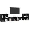 Image de vidaXL Ensemble de meubles TV 8 pc Chêne noir Bois d'ingénierie