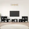 Image de vidaXL Ensemble de meubles TV 8 pc Chêne noir Bois d'ingénierie
