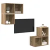 Image de vidaXL Ensemble meuble TV 4 pc Chêne artisanal Bois d'ingénierie