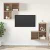 Image de vidaXL Ensemble meuble TV 4 pcs Chêne artisanal Bois d'ingénierie