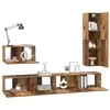 Image de vidaXL Ensemble meuble TV 4 pc Bois Ancien Bois d'ingénierie