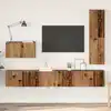 Image de vidaXL Ensemble meuble TV 4 pcs Bois Ancien Bois d'ingénierie