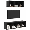Image de vidaXL Ensemble meuble TV 2 pc Chêne noir Bois d'ingénierie
