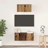 Image de vidaXL Ensemble meuble TV 2 pc Bois Ancien Bois d'ingénierie
