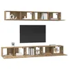 Image de vidaXL Ensemble meuble TV 5 pc Chêne artisanal Bois d'ingénierie