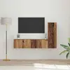 Image de vidaXL Ensemble meuble TV 3 pc Bois Ancien Bois d'ingénierie