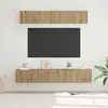 Image de vidaXL Ensemble meuble TV 5 pc Chêne artisanal Bois d'ingénierie