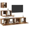 Image de vidaXL Ensemble meuble TV 4 pc Bois Ancien Bois d'ingénierie