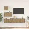 Image de vidaXL Ensemble meuble TV 4 pcs Chêne artisanal Bois d'ingénierie