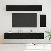 Image de vidaXL Ensemble meuble TV 6 pcs Chêne noir Bois d'ingénierie