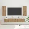 Image de vidaXL Ensemble meuble TV 5 pcs Chêne artisanal Bois d'ingénierie