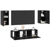 Image de vidaXL Ensemble meuble TV Chêne noir Bois d'ingénierie