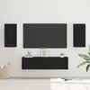 Image de vidaXL Ensemble meuble TV Montage mural Chêne noir Bois d'ingénierie