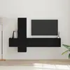 Image de vidaXL Ensemble meuble TV 5 pc Chêne noir Bois d'ingénierie