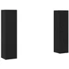 Image de vidaXL Ensemble meuble TV 4 pc Chêne noir Bois d'ingénierie