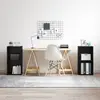 Image de vidaXL Ensemble meuble TV 2 pc Chêne noir Bois d'ingénierie