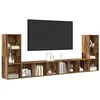 Image de vidaXL Ensemble meuble TV 4 pc Bois Ancien Bois d'ingénierie