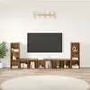 Image de vidaXL Ensemble meuble TV 4 pc Bois Ancien Bois d'ingénierie