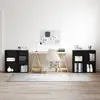 Image de vidaXL Ensemble meuble TV 4 pc Chêne noir Bois d'ingénierie