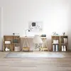 Image de vidaXL Ensemble meuble TV 4 pcs Chêne artisanal 37 x 37 x 72 cm