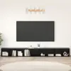 Image de vidaXL Ensemble meuble TV 3 pcs Chêne noir 37 x 35 x 107 cm