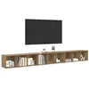 Image de vidaXL Ensemble meuble TV 3 pc Chêne artisanal Bois d'ingénierie