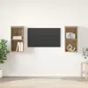 Image de vidaXL Ensemble meuble TV 2 pcs Chêne artisanal 37 x 37 x 72 cm