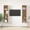 Image de vidaXL Ensemble meuble TV 4 pcs Chêne artisanal 37 x 37 x 72 cm