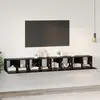 Image de vidaXL Ensemble meuble TV 4 pc Chêne noir Bois d'ingénierie