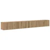 Image de vidaXL Ensemble meuble TV 4 pc Chêne artisanal Bois d'ingénierie