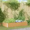 Image de vidaXL Jardinière surélevée 195 x 100 x 36 cm Acier galvanisé