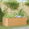 Image de vidaXL Jardinière surélevée 195 x 100 x 68 cm Acier galvanisé