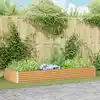 Image de vidaXL Jardinière surélevée 290 x 100 x 36 cm Acier galvanisé