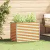 Image de vidaXL Jardinière surélevée 98 x 50 x 68 cm Acier galvanisé