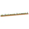 Image de vidaXL Jardinière surélevée Marron Clair 1164 x 50 x 36 cm
