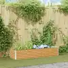 Image de vidaXL Jardinière surélevée 195 x 50 x 36 cm Acier galvanisé