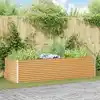 Image de vidaXL Jardinière surélevée 290 x 100 x 68 cm Acier galvanisé