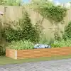 Image de vidaXL Jardinière surélevée 775 x 100 x 36 cm Acier galvanisé