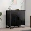 Image de vidaXL Buffet Chêne noir 78 x 35 x 74,5 cm