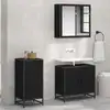 Image de vidaXL Buffet Chêne noir 35,5 x 35 x 76 cm