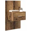 Image de vidaXL Cabinet de chevet 2 pc Bois ancien 50 x 32,5 x 80cm