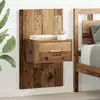 Image de vidaXL Cabinet de chevet 2 pc Bois ancien 50 x 32,5 x 80cm